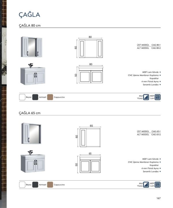 ÇAĞLA Banyo Dolabı