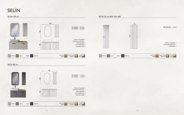 SELIN-BIES-TEKNIK SELİN Banyo Dolabı
